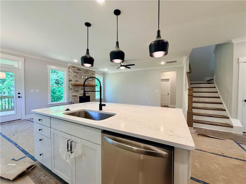 In-progress construction of a new home in Arbor West, Dawsonville, GA (Image 9).