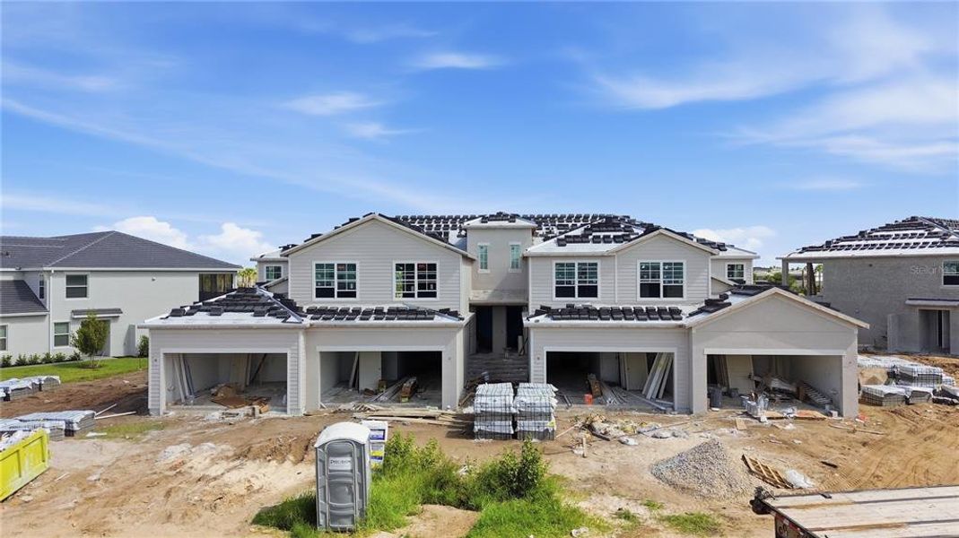 In-progress construction of a new home in , Lakewood Ranch, FL (Image 53).