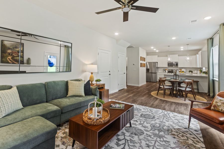 Furnished interior view inside a new home in Birdhaven, Lexington (Image 18). Furnished interior view inside a new home in Birdhaven, Lexington (Image 18).