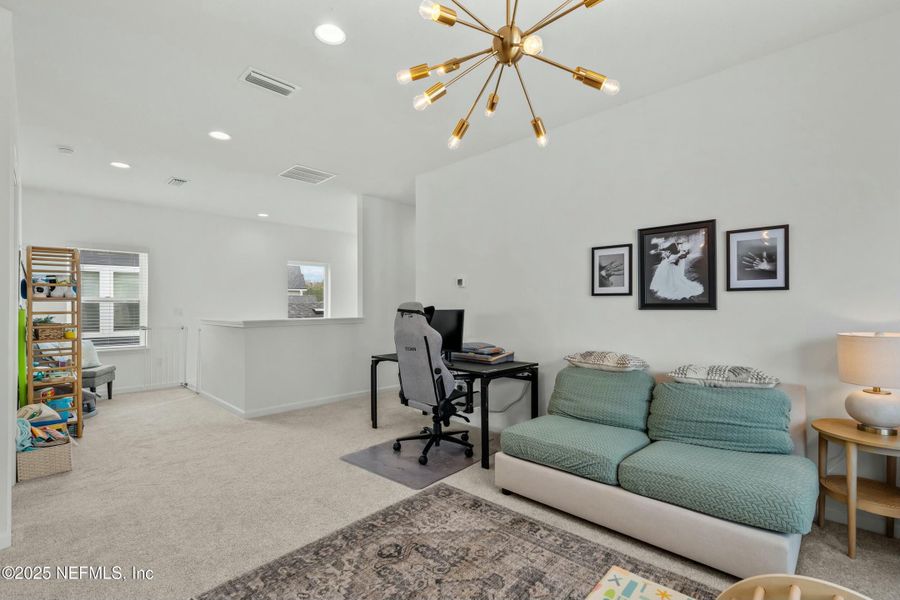 Furnished interior view inside a new home in Silver Landing at SilverLeaf, St. Augustine (Image 10).