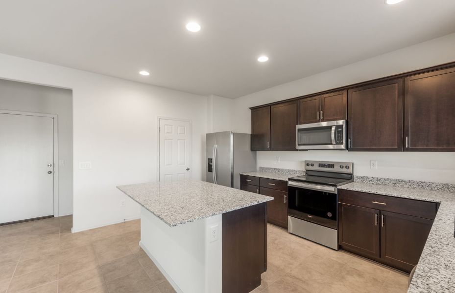 Furnished interior view inside a new home in Entrada La Coraza at Rancho Sahuarita, Sahuarita (Image 5).