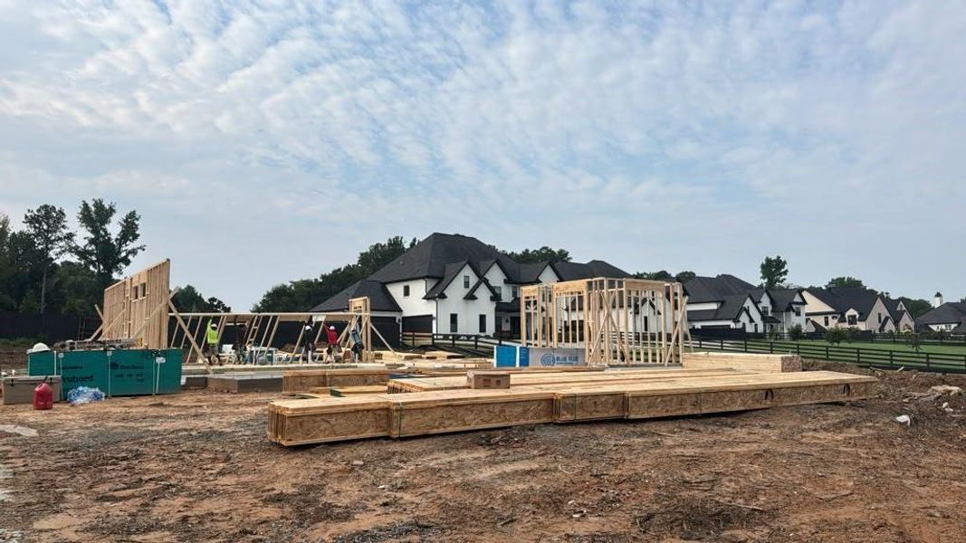 In-progress construction of a new home in , Buford, GA (Image 6). In-progress construction of a new home in , Buford, GA (Image 6).