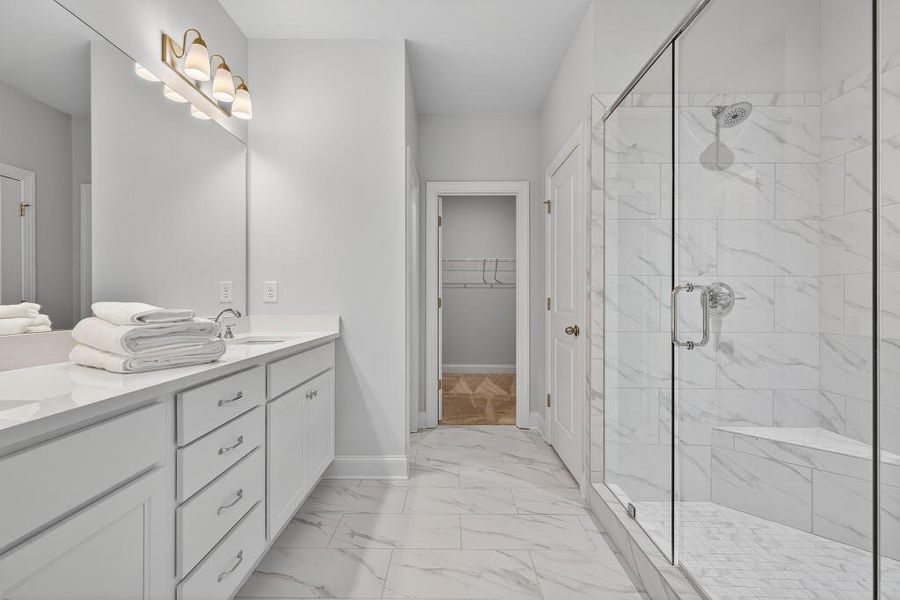 Furnished interior view inside a new home in Hemingway, Flowery Branch (Image 13).