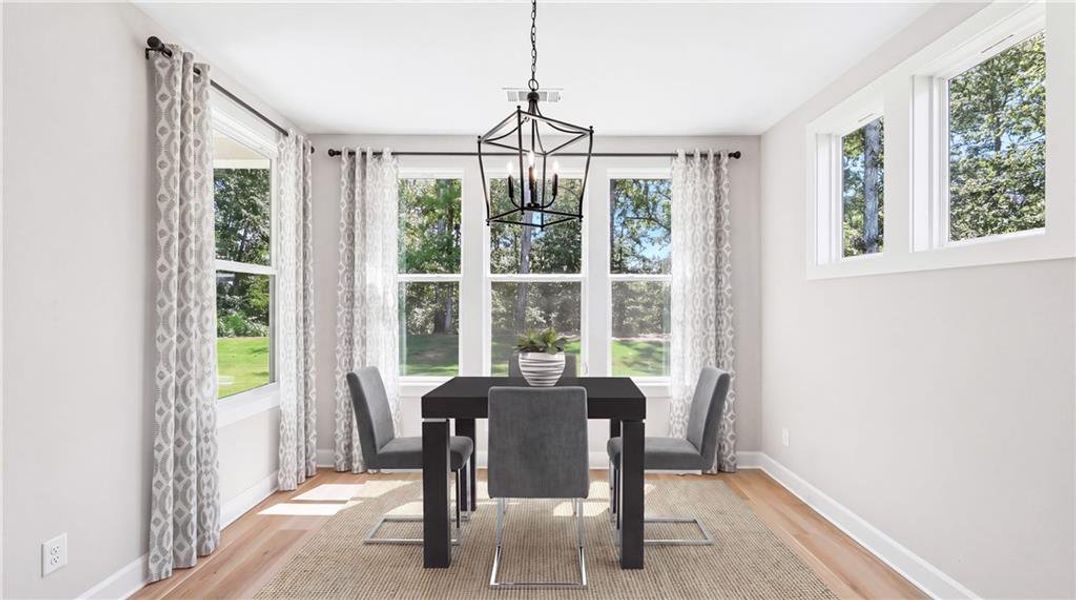 Furnished interior view inside a new home in Cresswind Georgia at Twin Lakes, Hoschton (Image 14).