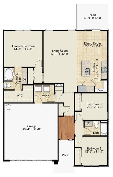 The Harper Floor Plan