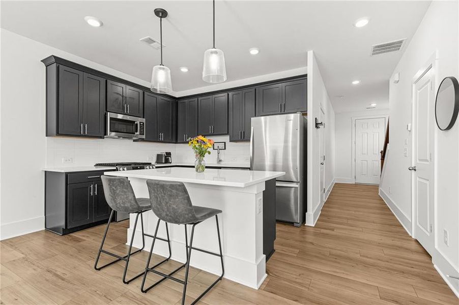 Furnished interior view inside a new home in , Atlanta (Image 33).