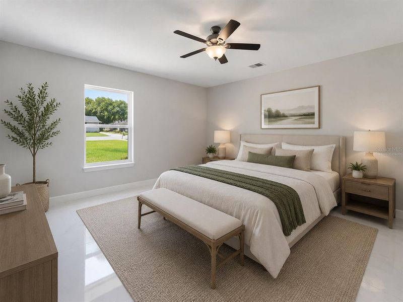 Furnished interior view inside a new home in , Lehigh Acres (Image 6). Furnished interior view inside a new home in , Lehigh Acres (Image 6).