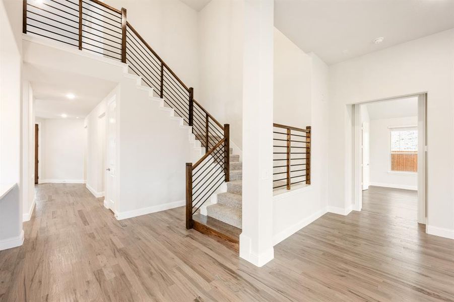 Spacious, unfurnished interior of a new home in Hayes Crossing, Midlothian (Image 32). Spacious, unfurnished interior of a new home in Hayes Crossing, Midlothian (Image 32).
