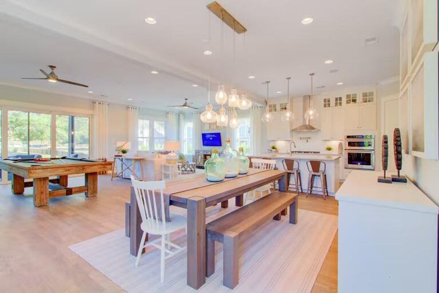 Furnished interior view inside a new home in Park's Edge at Carolina Bay, Charleston (Image 7).