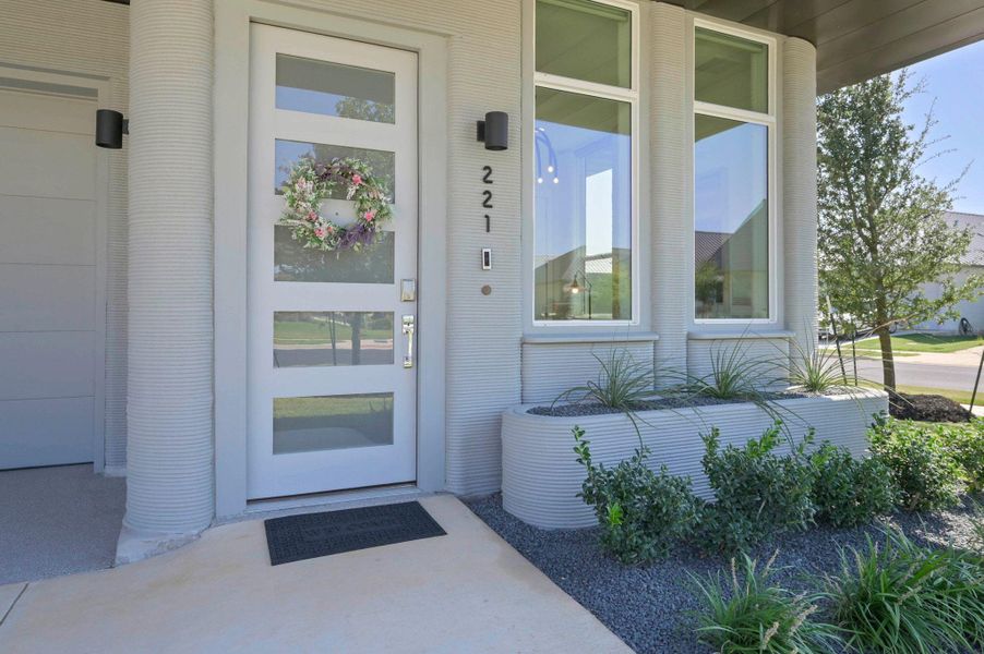 Furnished interior view inside a new home in Wolf Ranch: Genesis Collection, Georgetown (Image 10). Furnished interior view inside a new home in Wolf Ranch: Genesis Collection, Georgetown (Image 10).