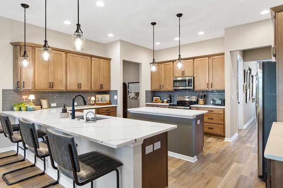 Furnished interior view inside a new home in , The Villages (Image 34).