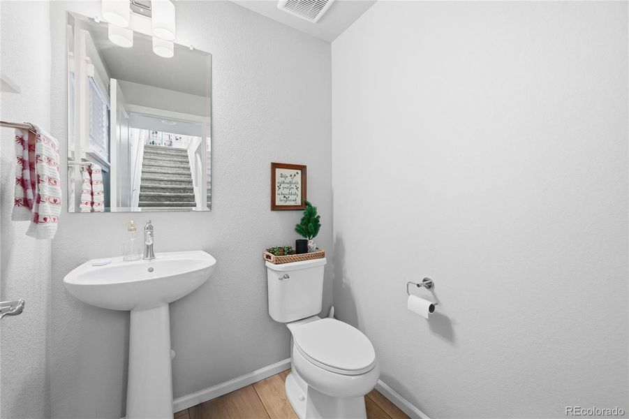 Main  level bathroom