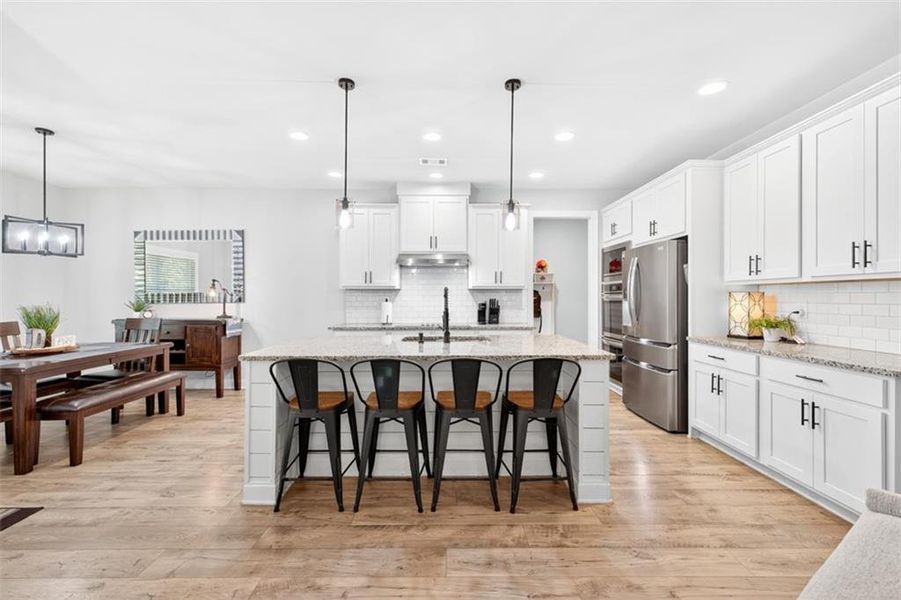 Furnished interior view inside a new home in Calgary Downs, Winder (Image 41). Furnished interior view inside a new home in Calgary Downs, Winder (Image 41).