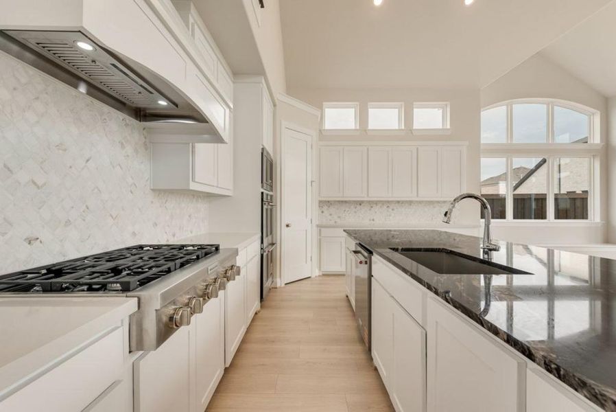 Furnished interior view inside a new home in Somercrest, Midlothian (Image 9).