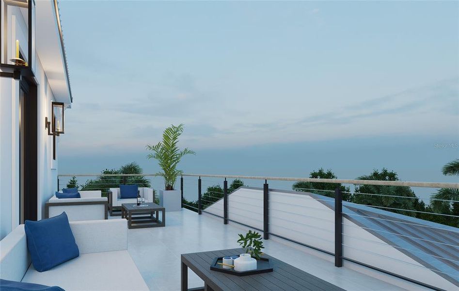 Exterior details and patio area of a home in , Sarasota (Image 3).