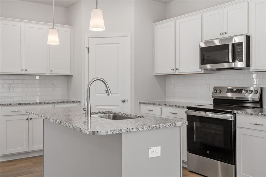 Furnished interior view inside a new home in Cambridge Reserve, Angier (Image 8).