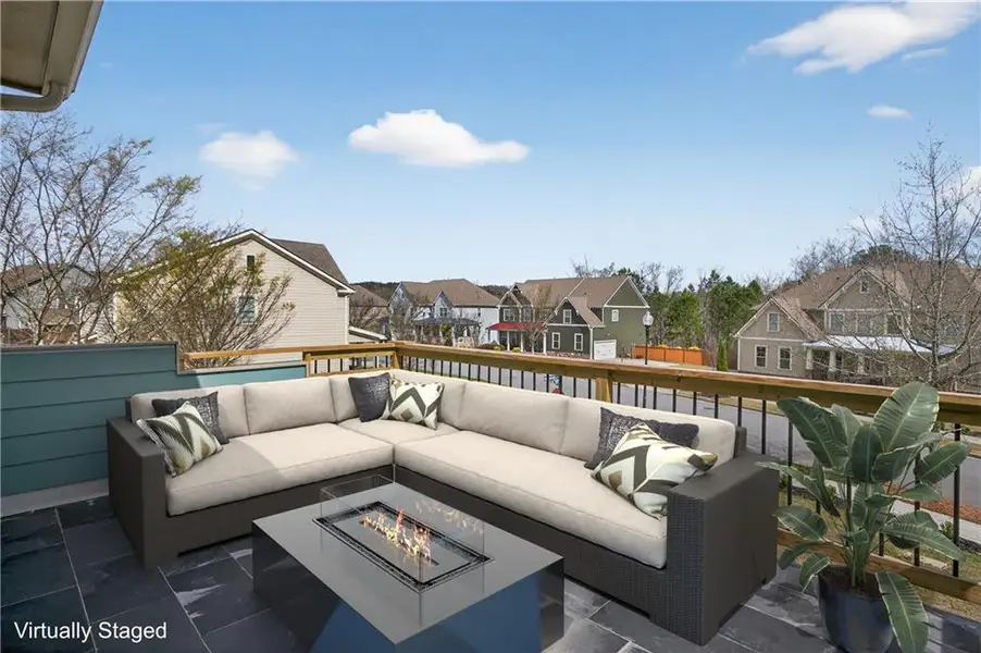 Exterior details and patio area of a home in , Douglasville (Image 3).