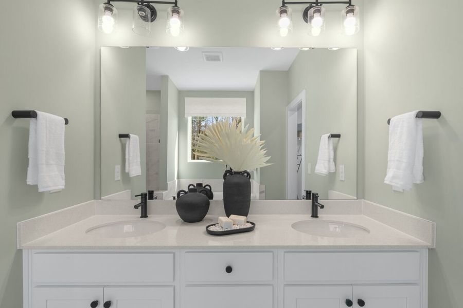 Representative furnished interior of a home built from the Glades by Mattamy Homes in Providence Creek, Fuquay Varina (Image 27).