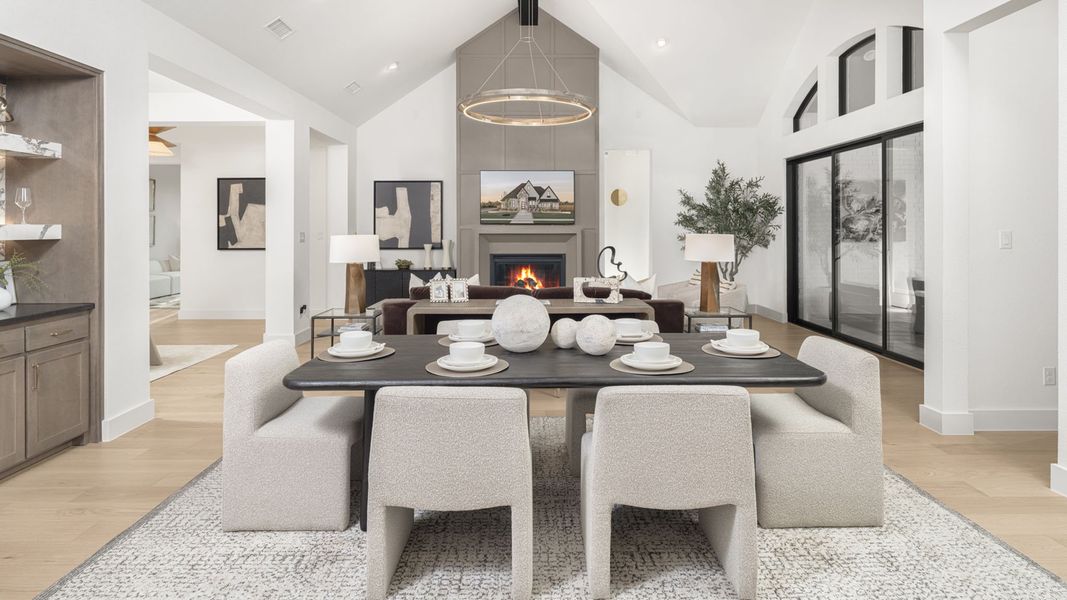 Representative furnished interior of a home built from the 617A by Britton Homes in Adkins Park, Hurst (Image 6). Representative furnished interior of a home built from the 617A by Britton Homes in Adkins Park, Hurst (Image 6).
