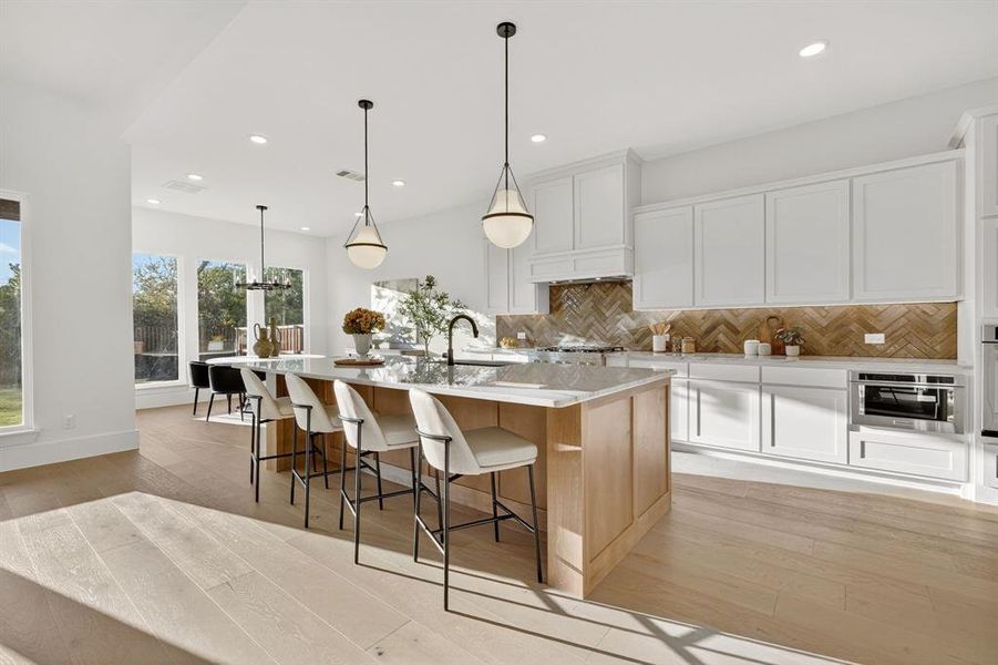 Furnished interior view inside a new home in The Grove, Fort Worth (Image 17).