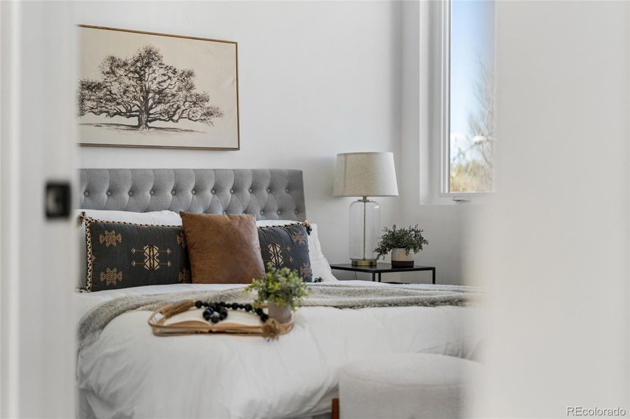 Furnished interior view inside a new home in , Denver (Image 39).