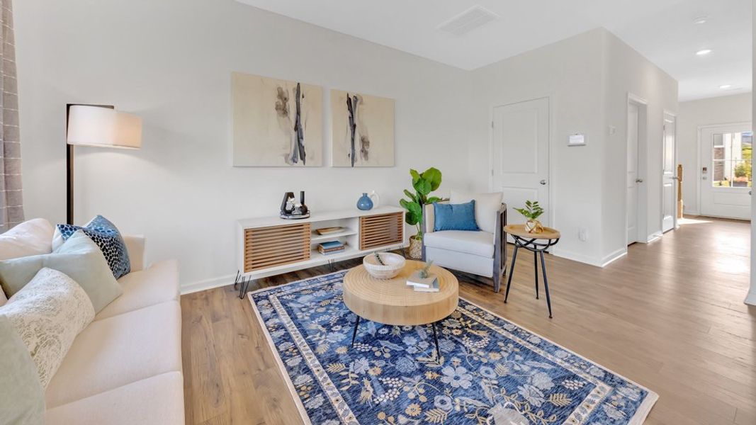 Representative furnished interior of a home built from the Altamont Townhome by D.R. Horton in Macon Townhomes, Seymour (Image 14).