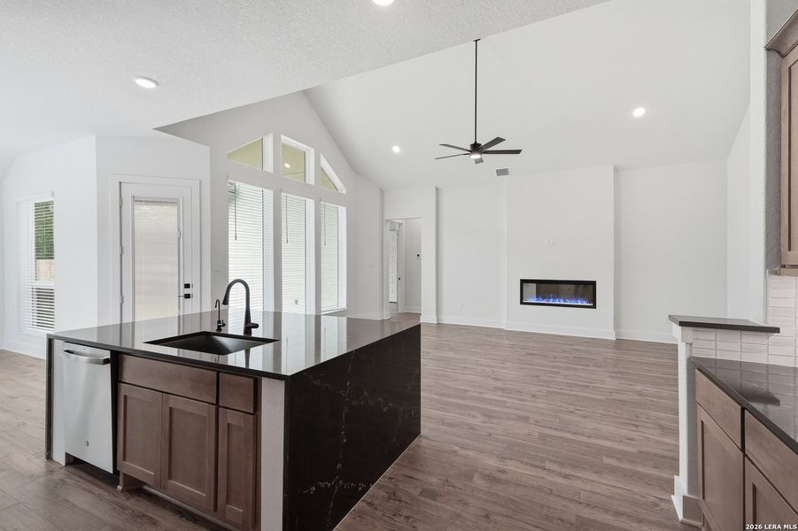 Furnished interior view inside a new home in The Reserve at Potranco Oaks, Castroville (Image 10).