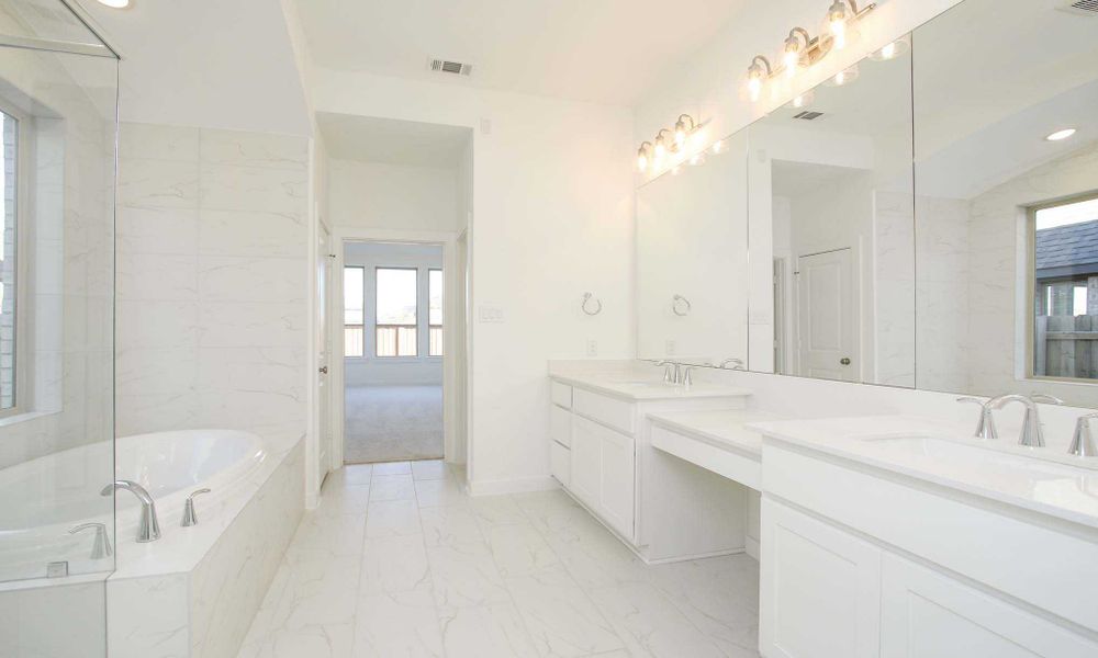 Representative Primary Bathroom - some options shown