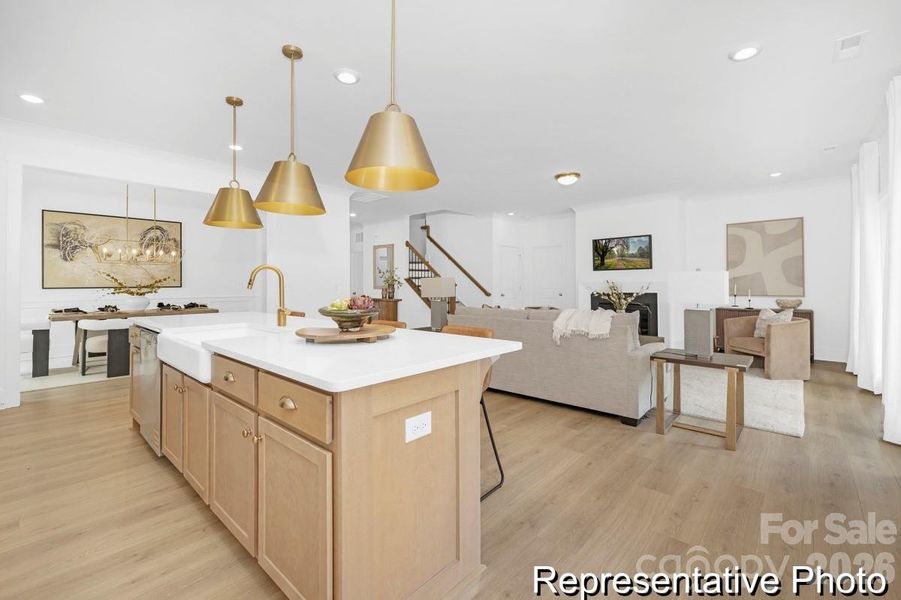 Furnished interior view inside a new home in Whispering Hills, Locust (Image 10).