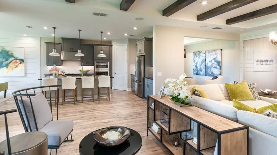 Representative furnished interior of a home built from the Torres by Taylor Morrison in Colbert Landings, Palm Coast (Image 7).