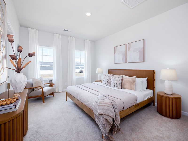Representative furnished interior of a home built from the Gaston by Brookline Homes in The Crossing at Cramerton Mills, Gastonia (Image 15).