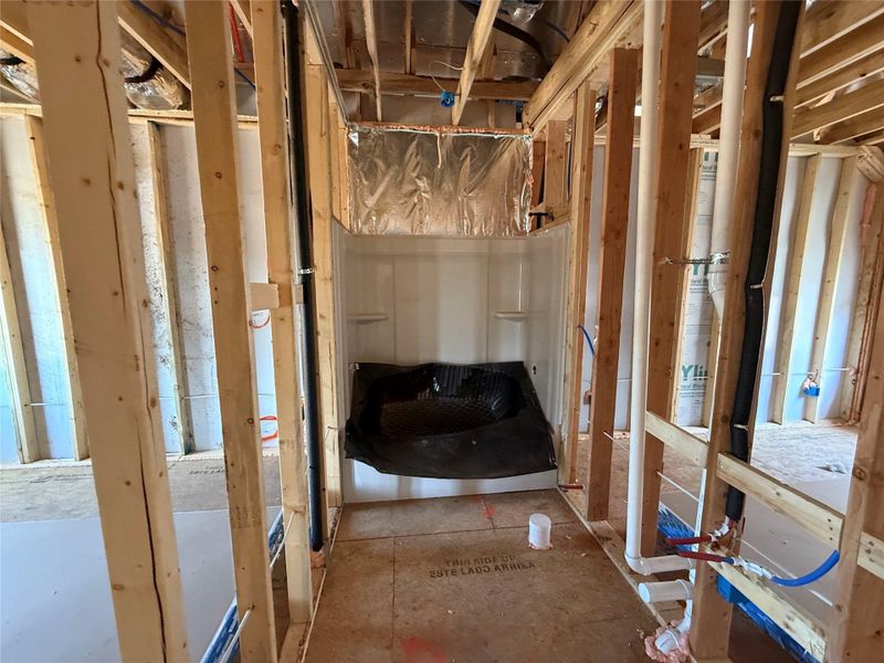 In-progress construction of a new home in The Cottages at La Cima, San Marcos, TX (Image 10).