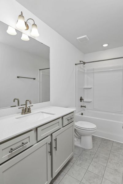 Furnished interior view inside a new home in Lake Carolina Townhomes, Columbia (Image 21).