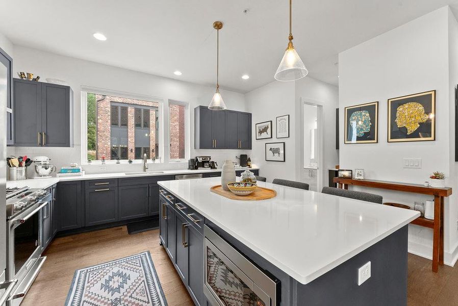 Furnished interior view inside a new home in , Atlanta (Image 30). Furnished interior view inside a new home in , Atlanta (Image 30).