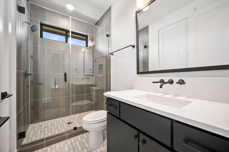 Furnished interior view inside a new home in Milky Way at River Place, Austin (Image 9). Furnished interior view inside a new home in Milky Way at River Place, Austin (Image 9).