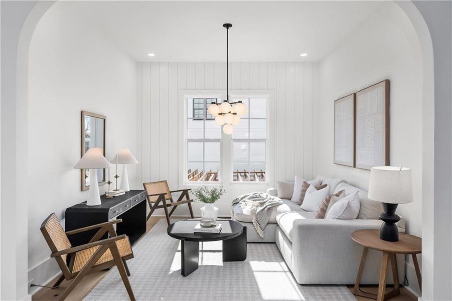 Furnished interior view inside a new home in , Milton (Image 54).