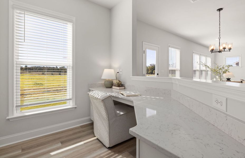 Furnished interior view inside a new home in Browning Stables, Wendell (Image 13).