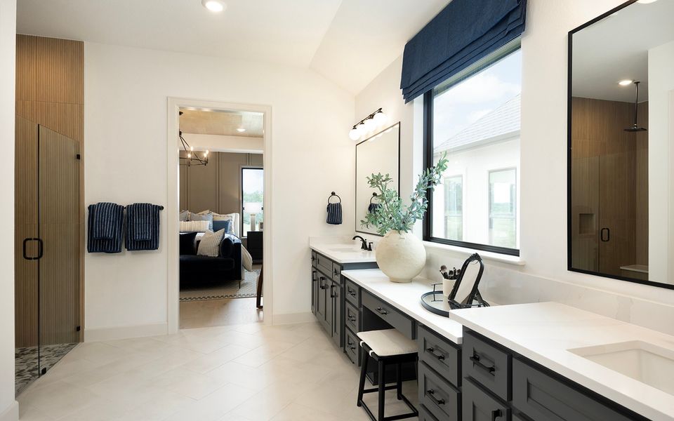 Furnished interior view inside a new home in Kissing Tree, San Marcos (Image 10). Furnished interior view inside a new home in Kissing Tree, San Marcos (Image 10).