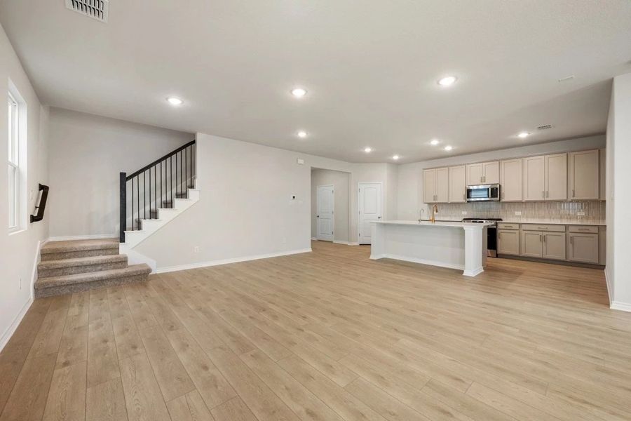 Spacious, unfurnished interior of a new home in The Cottages at Lariat, Liberty Hill (Image 35).