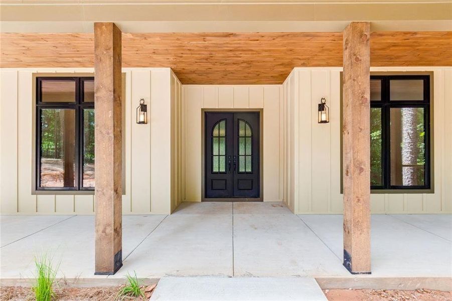 Exterior details and patio area of a home in , Dawsonville (Image 31). Exterior details and patio area of a home in , Dawsonville (Image 31).
