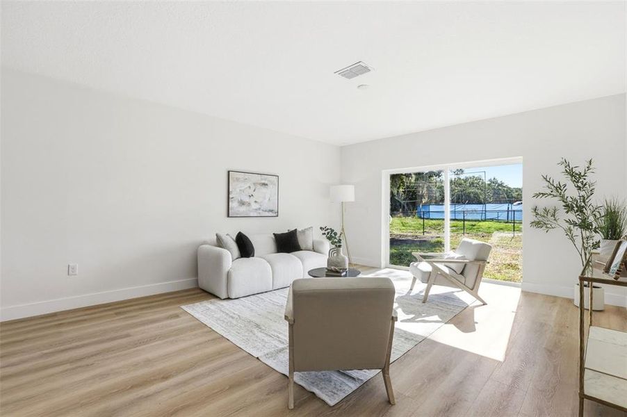 Furnished interior view inside a new home in , Leesburg (Image 6).