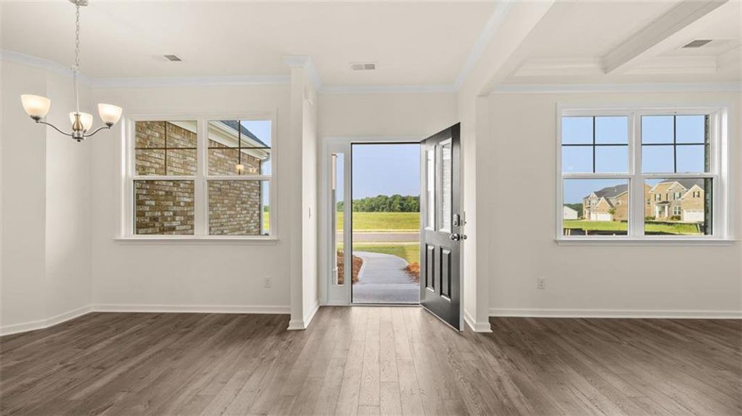 Spacious, unfurnished interior of a new home in Heritage Pointe, Senoia (Image 16). Spacious, unfurnished interior of a new home in Heritage Pointe, Senoia (Image 16).