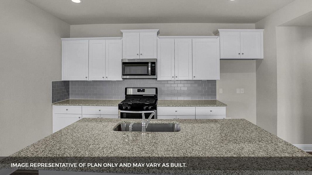 Furnished interior view inside a new home in Prairie Lakes, Buda (Image 5).