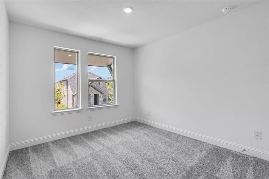 Spacious, unfurnished interior of a new home in Cross Creek Meadows 40s, Celina (Image 14). Spacious, unfurnished interior of a new home in Cross Creek Meadows 40s, Celina (Image 14).