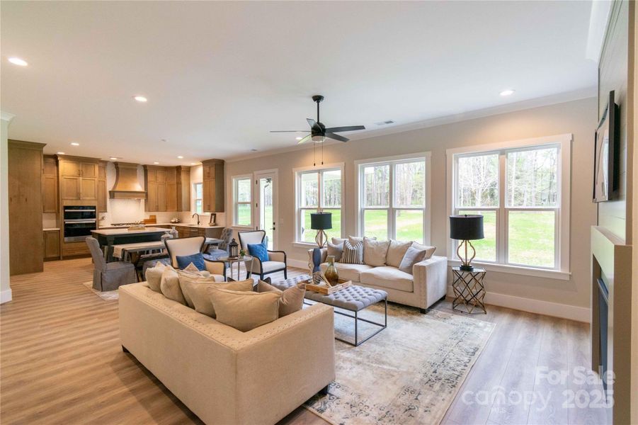 Furnished interior view inside a new home in , Matthews (Image 31). Furnished interior view inside a new home in , Matthews (Image 31).