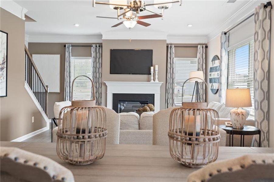 Furnished interior view inside a new home in Capstone Estates, Chattanooga (Image 30).