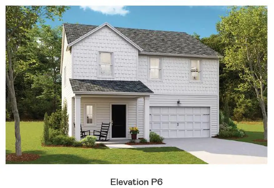 Front exterior of a new home in Sweetgrass at Summers Corner: Carolina Collection, Summerville, SC, highlighting curb appeal (Image 21).