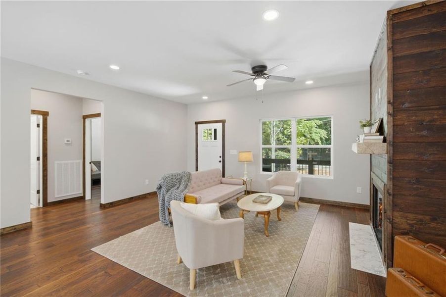 Furnished interior view inside a new home in , Ellijay (Image 9). Furnished interior view inside a new home in , Ellijay (Image 9).