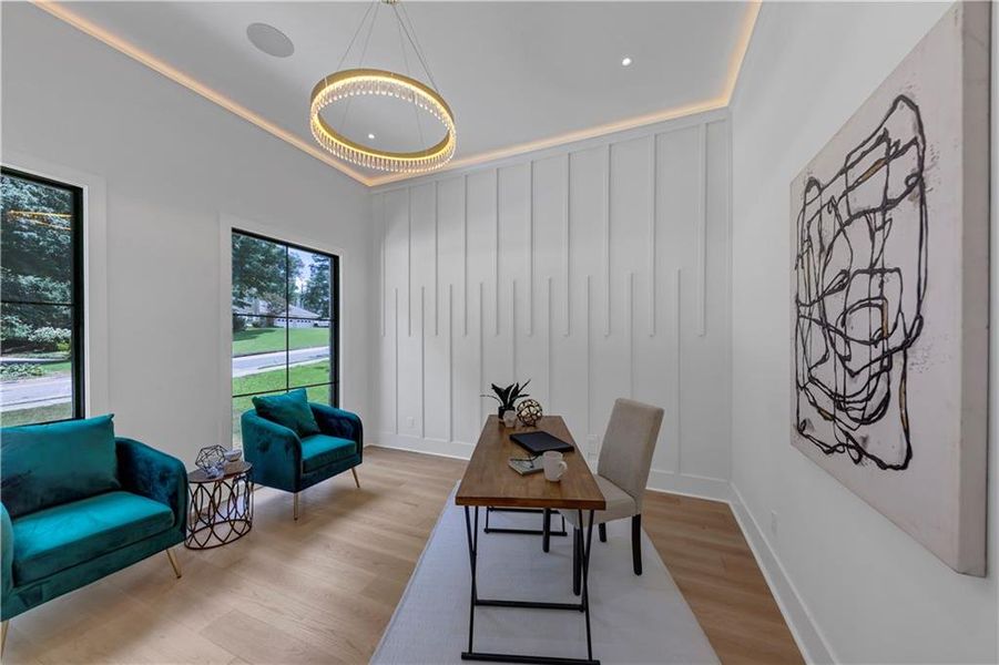 Furnished interior view inside a new home in , Marietta (Image 32).