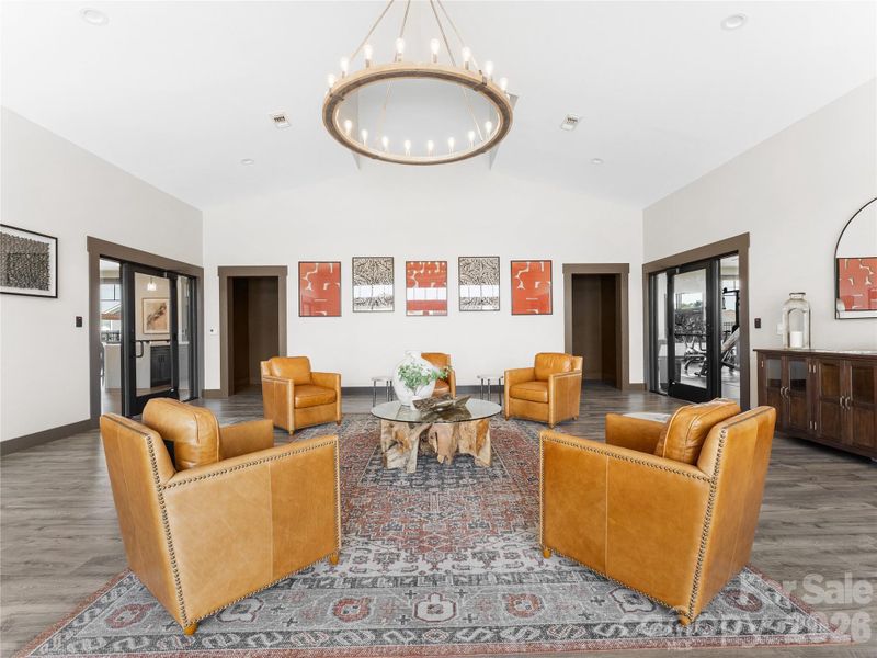 Community clubhous entry